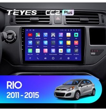 Комплект магнитолы TEYES CC2 Plus 4/32 9.0" для Kia RIO 3 2011-2016