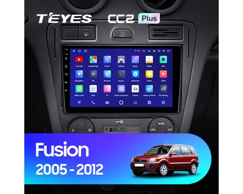 Комплект магнитолы TEYES CC2 Plus 4/32 9.0" для Ford Fusion 1 2005-2012