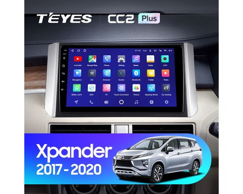 Комплект магнитолы TEYES CC2 Plus 4/32 9.0" для Mitsubishi Xpander 2017-2020