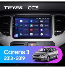 Комплект магнитолы TEYES CC3 4/32 9.0" для Kia Carens RP 3 III 2013-2019