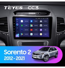 Комплект магнитолы TEYES CC3 4/32 9.0" для Kia Sorento 2 II XM【F1】2012-2021