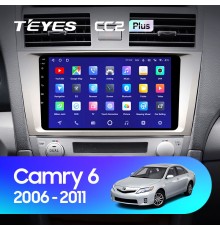 Комплект магнитолы TEYES CC2 Plus 4/32 9.0" для Toyota Camry 6 XV 40 50【F1】2006-2011