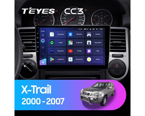 Комплект магнитолы TEYES CC3 4/32 10.2" для Nissan X-Trail X Trail X - Trail 1 T30 2000-2007