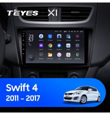 Комплект магнитолы TEYES CC2 Plus 4/32 9.0" для Suzuki Swift 4 2011-2017