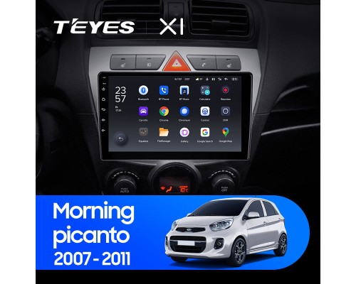 Комплект магнитолы TEYES CC2 Plus 4/32 9.0" для Kia Morning picanto 2007-2011