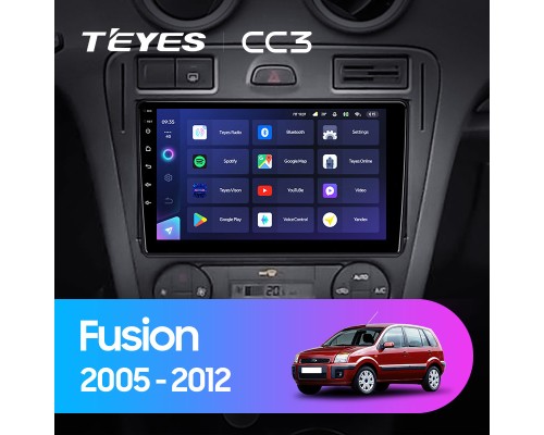 Комплект магнитолы TEYES CC3 4/32 9.0" для Ford Fusion 1 2005-2012