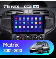 Комплект магнитолы TEYES CC2 Plus 4/32 9.0" для Hyundai Matrix 2001-2010