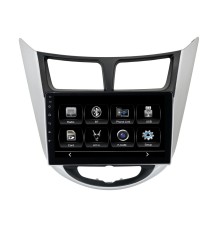 Автомагнитола Hyundai Solaris 11-17 (CITY Incar ADF-2421) Bluetooth, 2.5D экран, CarPlay и Android Auto, 9 дюймов