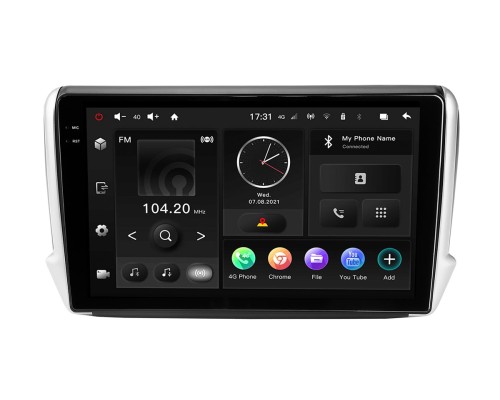 ШГУ Peugeot 2008 16-19 (MAXIMUM Incar TMX-2309-6) Android 10/1280*720, BT, wi-fi, DSP, 6-128Gb, 10"