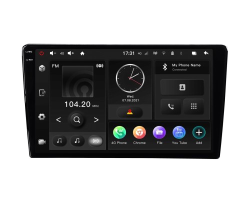 Universal 10,4" Incar TMX2-7710-6 MAXIMUM (Android 10) / разрешение 2000x1200 / wi-fi, 4G LTE, DSP, 6+128Gb