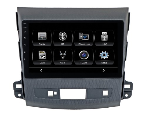 Автомагнитола Mitsubishi Outlander 06-12 (CITY Incar ADF-6105) Bluetooth, 2.5D экран, CarPlay и Android Auto, 9 дюймов