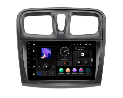 Renault Logan 13+, Sandero 12+ (Incar TMX-1410-6 Maximum) Android 10 / 1280X720 / громкая связь / Wi-Fi / DSP / оперативная память 6 Gb / внутренняя 128 Gb / 10 дюймов