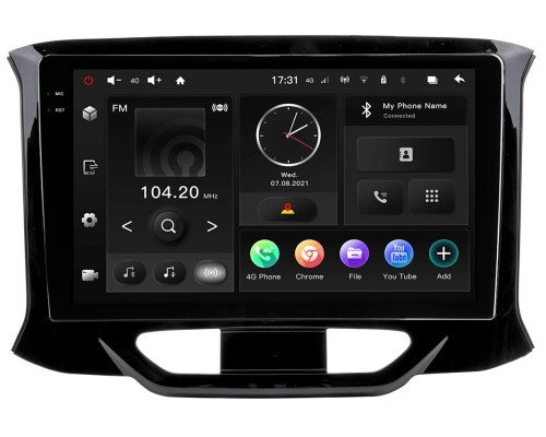 Автомагнитола Lada XRay (MAXIMUM Incar TMX2-6304-6) Android 10 / 2000x1200, Bluetooth, wi-fi, 4G LTE, DSP, 6-128Gb, размер экрана 9,5