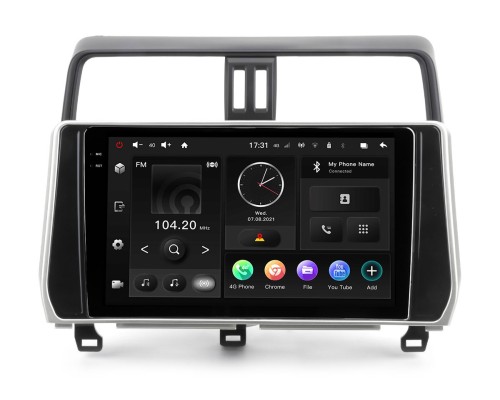 Автомагнитола Toyota LC Prado 150 21+ без магнитолы (MAXIMUM Incar TMX2-2215n-3) Android 10 / 2000x1200, Bluetooth, wi-fi, 4G LTE, DSP, 3-32Gb, размер экрана 10,4