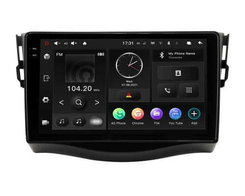 Автомагнитола Toyota RAV4 06-12 (MAXIMUM Incar TMX2-2223-6) Android 10 / 2000x1200, Bluetooth, wi-fi, 4G LTE, DSP, 6-128Gb, размер экрана 9,5