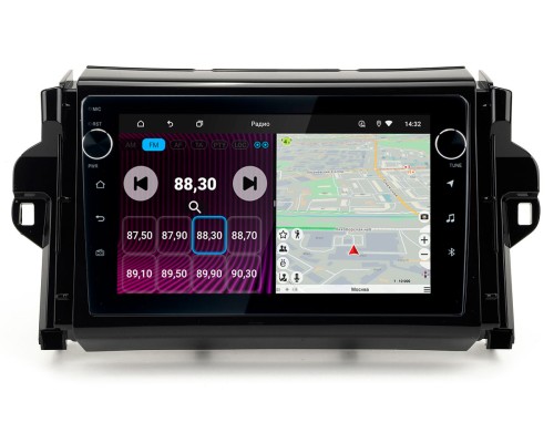 Toyota Fortuner 15+ (Incar TSA-2218r) (Android 10) / Встроенный GPS / Glonass / Bluetooth / Wi-Fi / DSP / память 4 Gb / встроенная 64 Gb / 8 дюймов