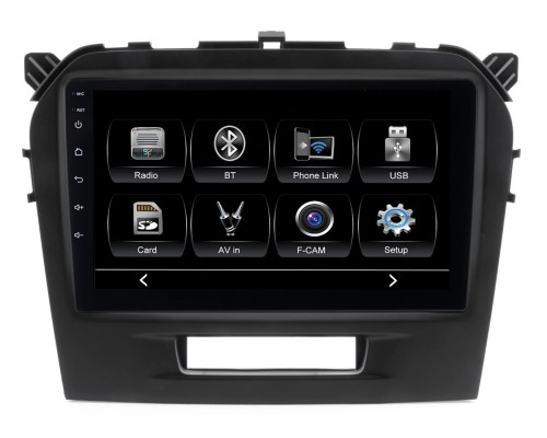 Автомагнитола Suzuki Vitara  (CITY Incar ADF-1707) Bluetooth, 2.5D экран, CarPlay и Android Auto, 9 дюймов