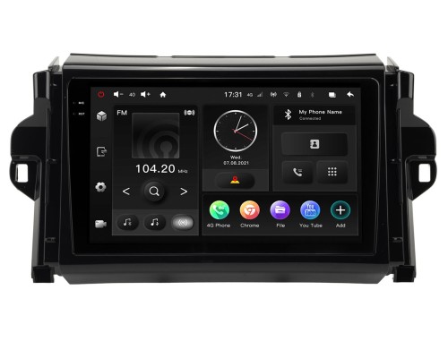 Автомагнитола Toyota Fortuner 15+ (MAXIMUM Incar TMX2-2218-3) Android 10 / 2000x1200, Bluetooth, wi-fi, 4G LTE, DSP, 3-32Gb, размер экрана 9,5