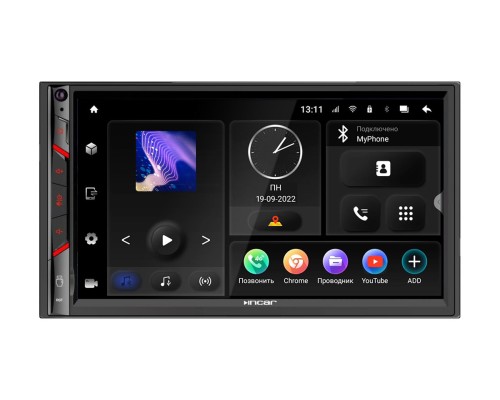 Universal 7" INCAR TMX-7703-3 (Maximum Android 10) с камерой заднего вида FHD