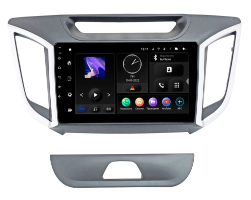 Hyundai Creta 16-21 (Incar TMX-2411-6 Maximum) Android 10 / 1280X720 / громкая связь / Wi-Fi / DSP / оперативная память 6 Gb / внутренняя 128 Gb / 9 дюймов