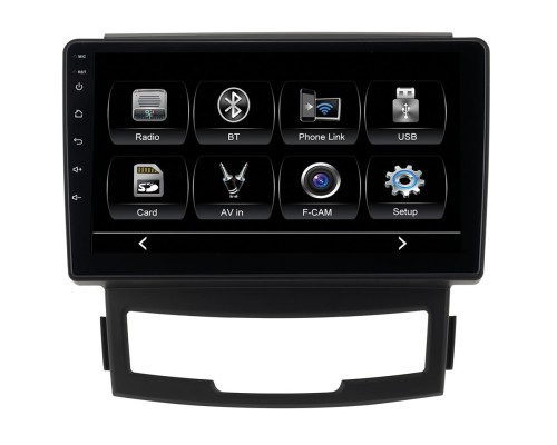 Автомагнитола SsangYong Actyon 11-12 (CITY Incar ADF-7902) Bluetooth, 2.5D экран, CarPlay и Android Auto, 9 дюймов