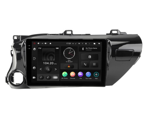 Автомагнитола Toyota Hilux 15+ (MAXIMUM Incar TMX2-2217-3) Android 10 / 2000x1200, Bluetooth, wi-fi, 4G LTE, DSP, 3-32Gb, размер экрана 10,4