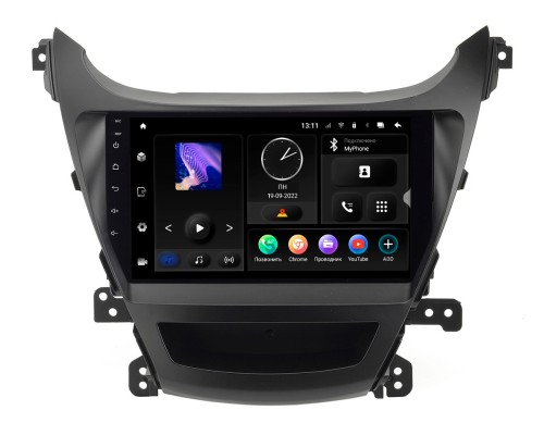 Hyundai Elantra 14-16 (Incar TMX-2418-6)  Maximum Android 10 / 1280X720 / громкая связь / Wi-Fi / DSP / оперативная память 6 Gb / внутренняя 128 Gb / 9 дюймов