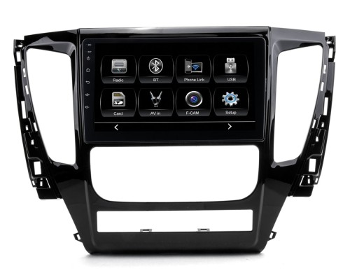 Автомагнитола Mitsubishi Pajero Sport 16-21 (CITY Incar ADF-6106) Bluetooth, 2.5D экран, CarPlay и Android Auto, 9 дюймов