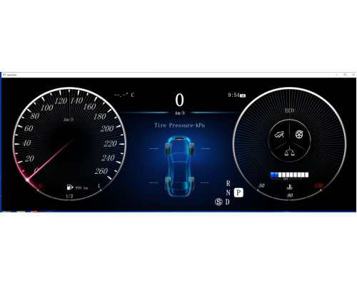 Цифровая приборная ЖК панель для Mercedes-Benz C-класс/GLC 2015-2018 (W205/W253) RDL-1301