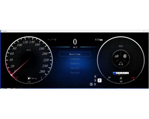 Цифровая приборная ЖК панель для Mercedes-Benz E-класс 2014-2015 (W212) RDL-1317A