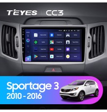 Комплект магнитолы TEYES CC3 4/32 9.0" для Kia Sportage 3 SL【F1】 2010-2016