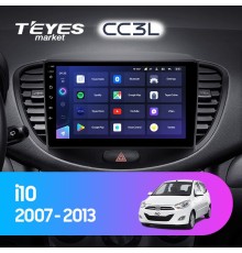 Комплект магнитолы TEYES CC3L 4/32 9.0" для Hyundai i10 2007-2013