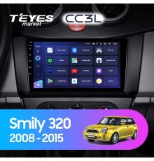 Комплект магнитолы TEYES CC3L 4/32 9.0" для Lifan Smily 320 2008-2015