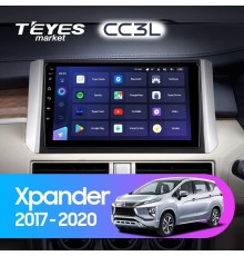 Комплект магнитолы TEYES CC3L 4/32 9.0" для Mitsubishi Xpander 2017-2020