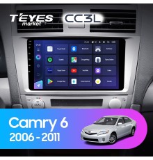 Комплект магнитолы TEYES CC3L 4/32 9.0" для Toyota Camry 6 XV 40 50【F2】2006-2011