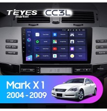 Комплект магнитолы TEYES CC3L 4/32 9.0" для Toyota Mark X 1 X120 2004-2009