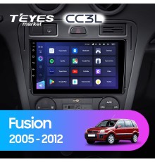 Комплект магнитолы TEYES CC3L 4/64 9.0" для Ford Fusion 1 2005-2012