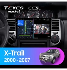 Магнитола CC3L 4/32 10" для Nissan X-Trail X Trail X - Trail 1 T30 2000-2007