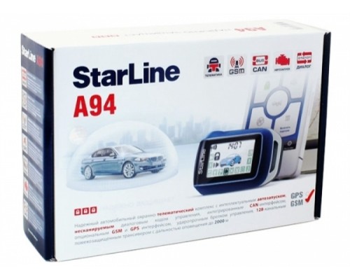 Автосигнализация StarLine A94 2CAN GSM