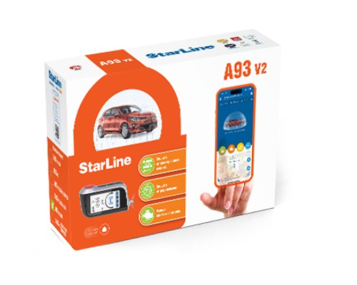 Автосигнализация StarLine A93 V2 2CAN+2LIN LTE ECO